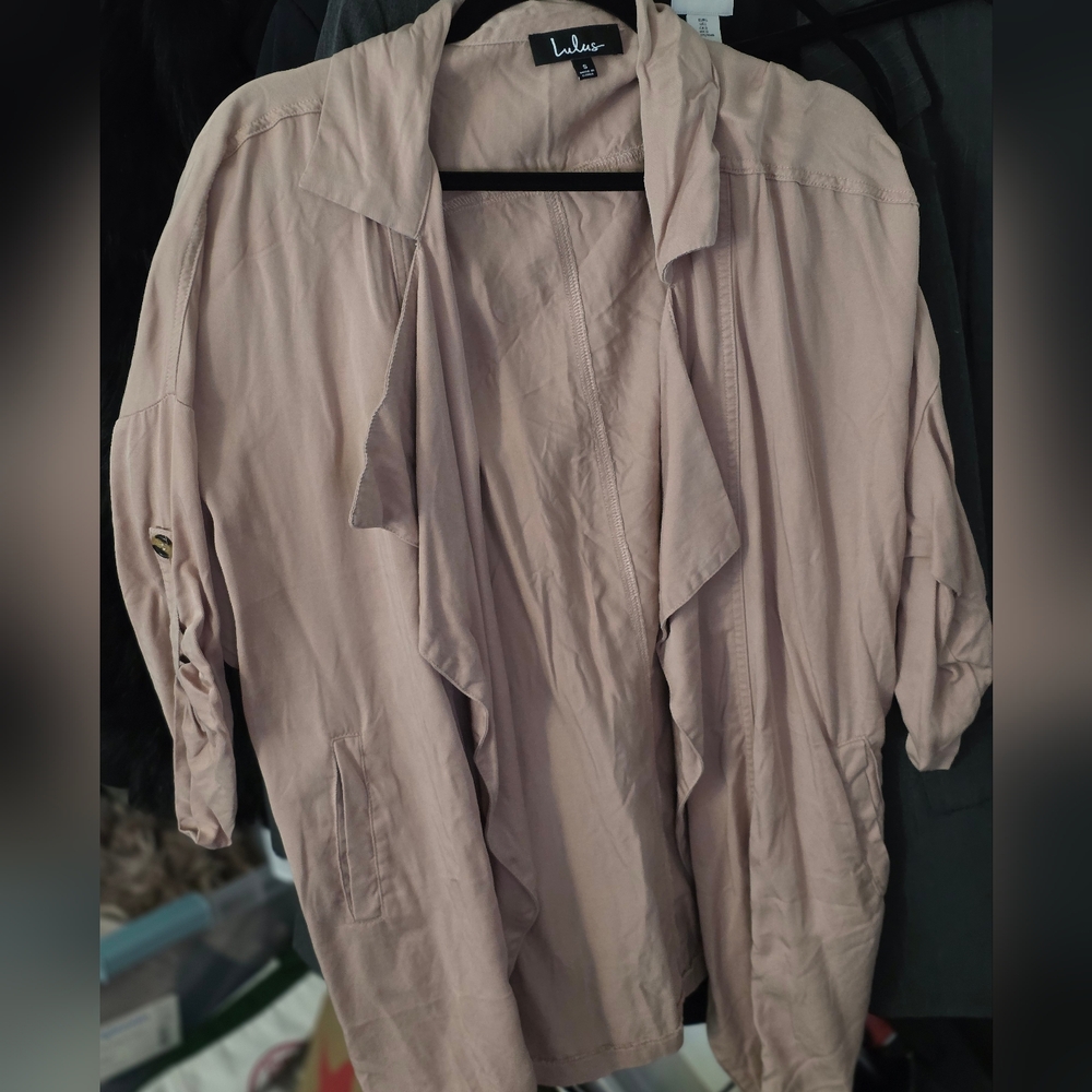 Lulu's Soft Tan Trench Coat